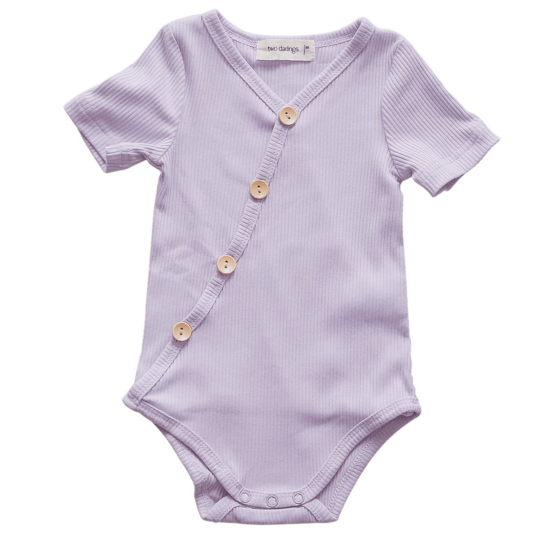 Short  Sleeve Bodysuit | Lilac