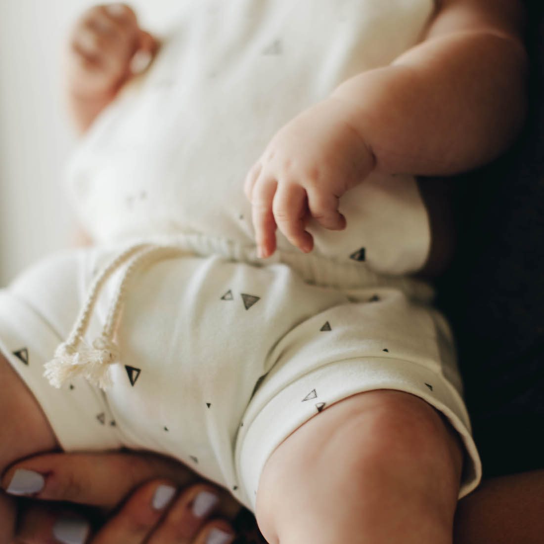 Shortie Romper | Triangles