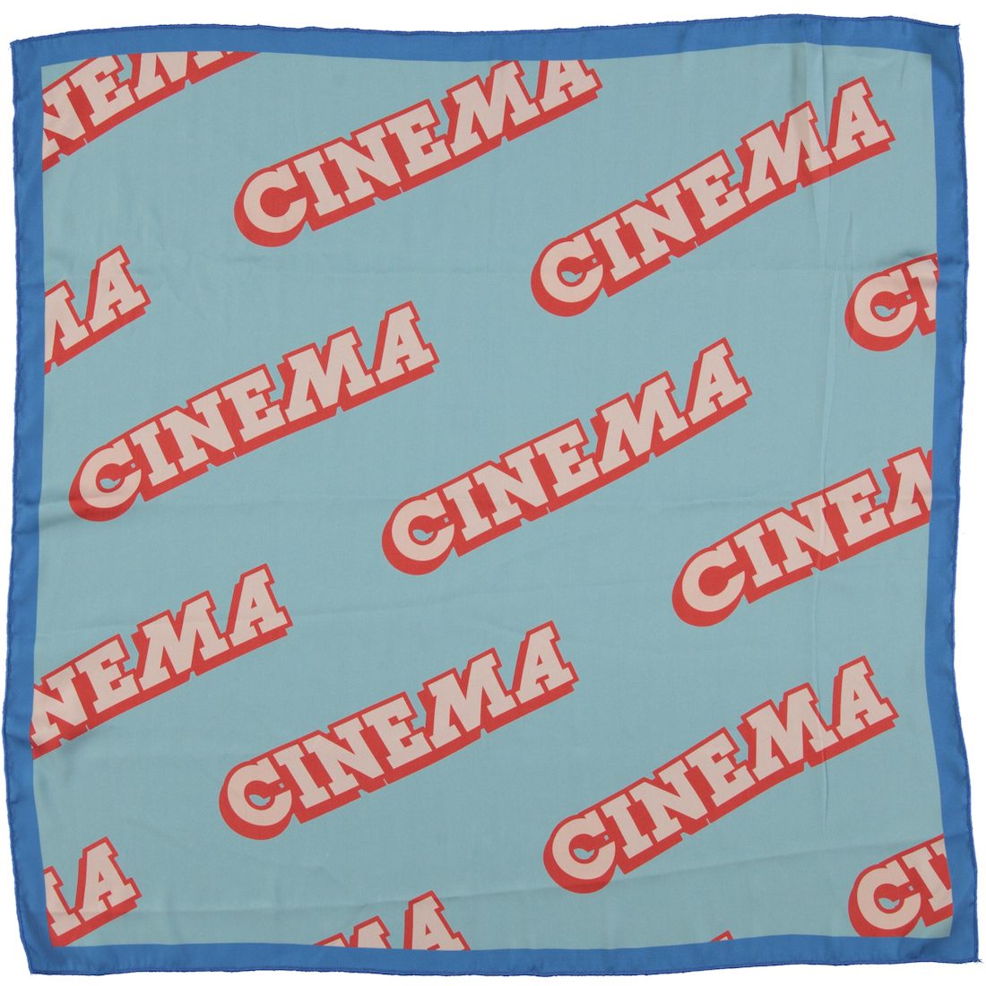 Silky Bandana/Scarf | Nut W/ Popcorn Print