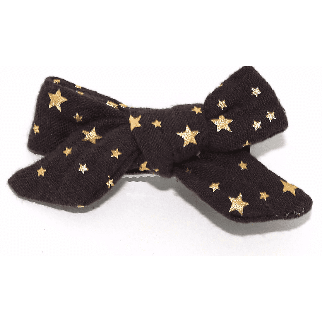 Small Bow Clip | Charcoal