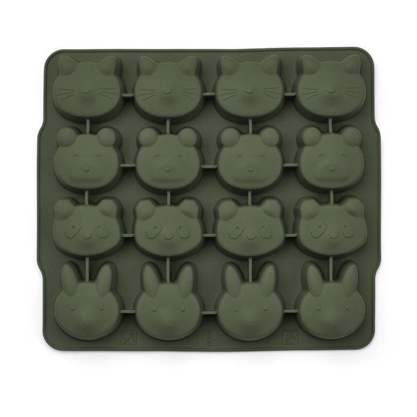 Sonny Ice Cube Tray 2 Pack | Hunter Green/Mustard Mix