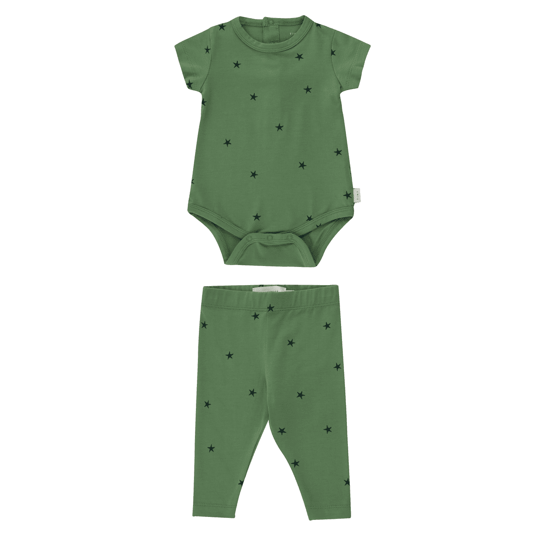 Starfish Body & Leggings | Green/Ink Blue