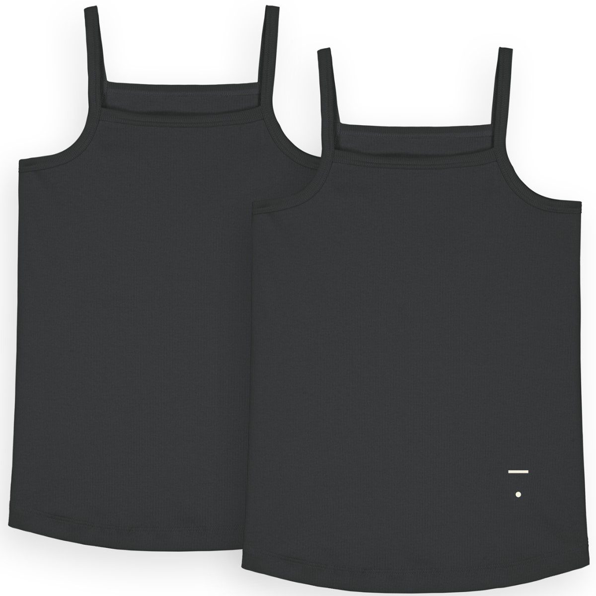 Nearly Black Strap Vest