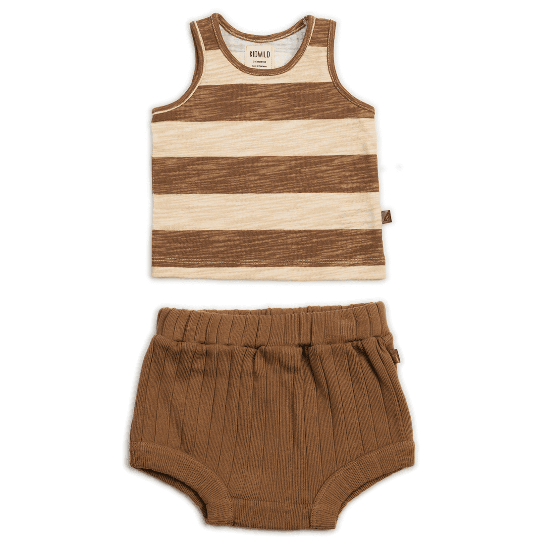 Stripe Brick Tank & Rib Brick Bloomers