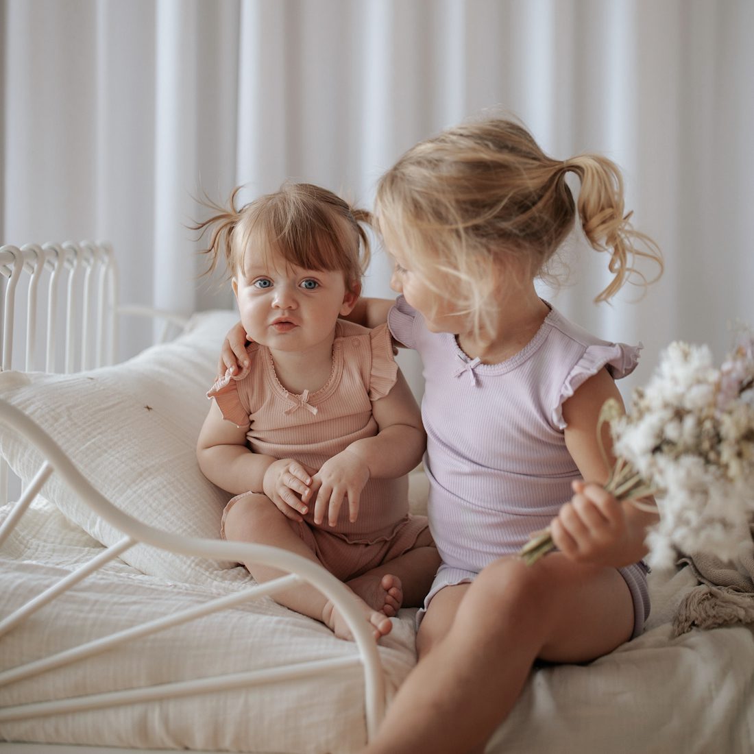 Summer Pyjama Set | Peach Blossom