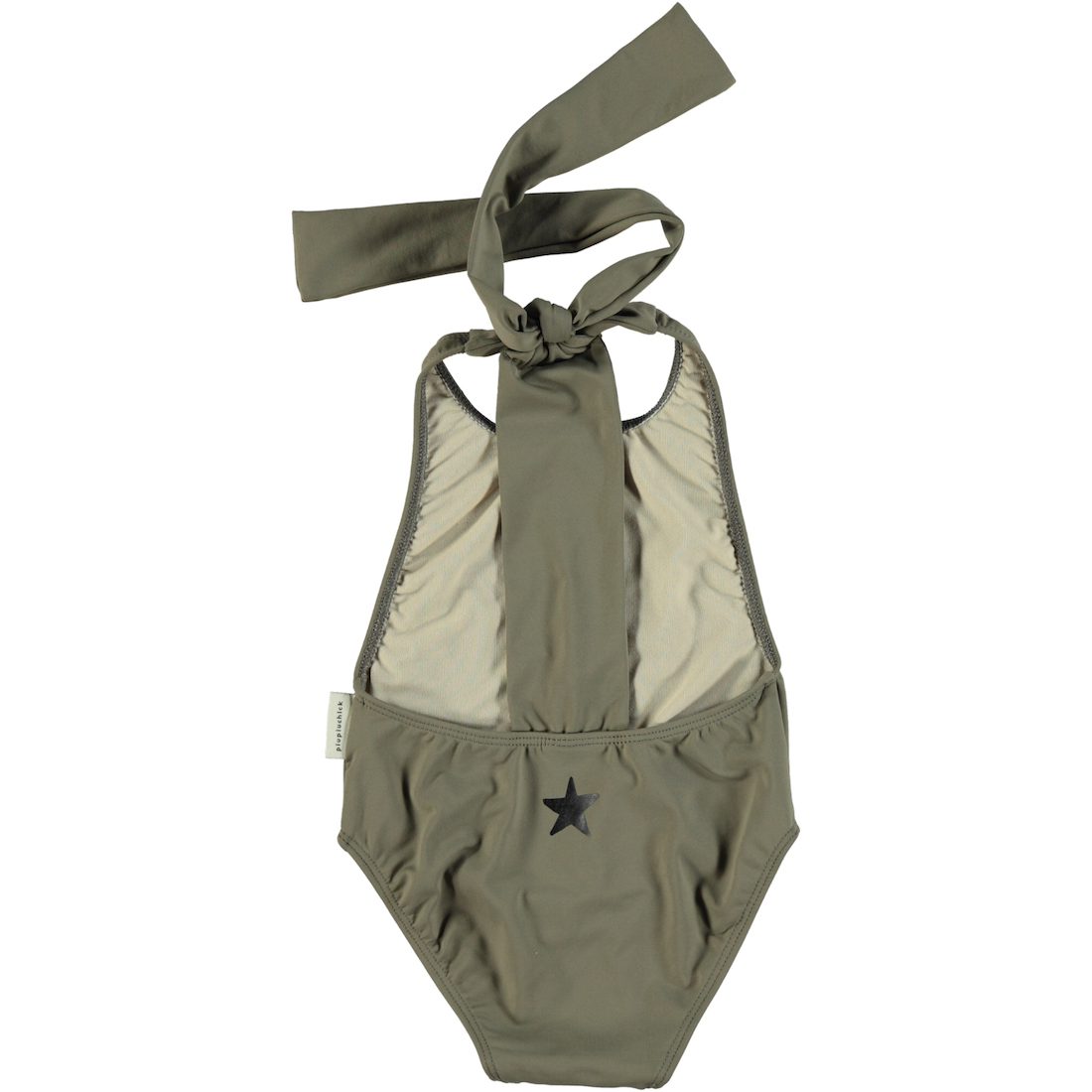 Swimsuit W/ Back Bow | Taupe