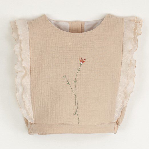 Organic Embroidered Top & Skort | Rosa/Pink