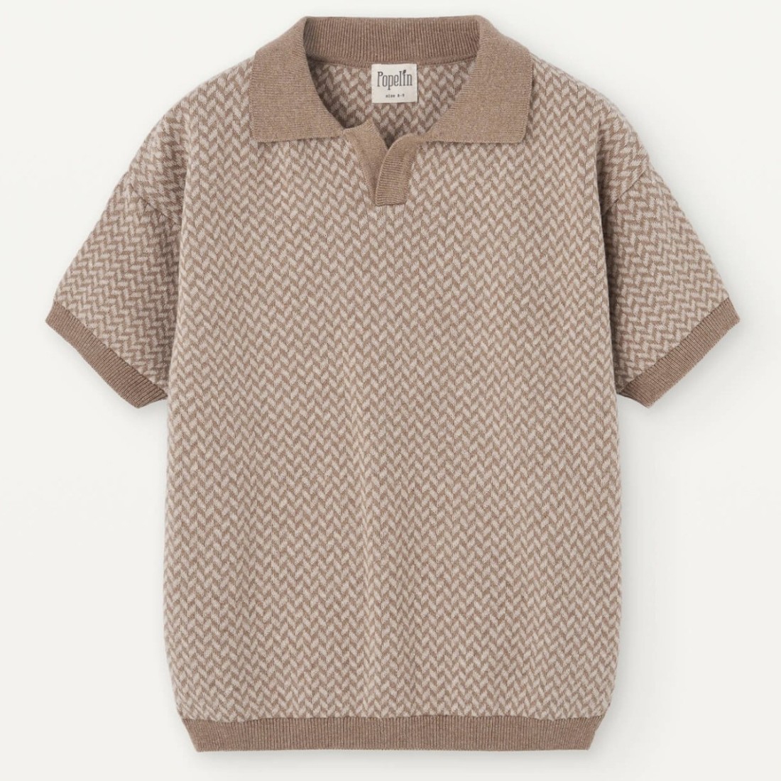 Brown Knitted Jersey