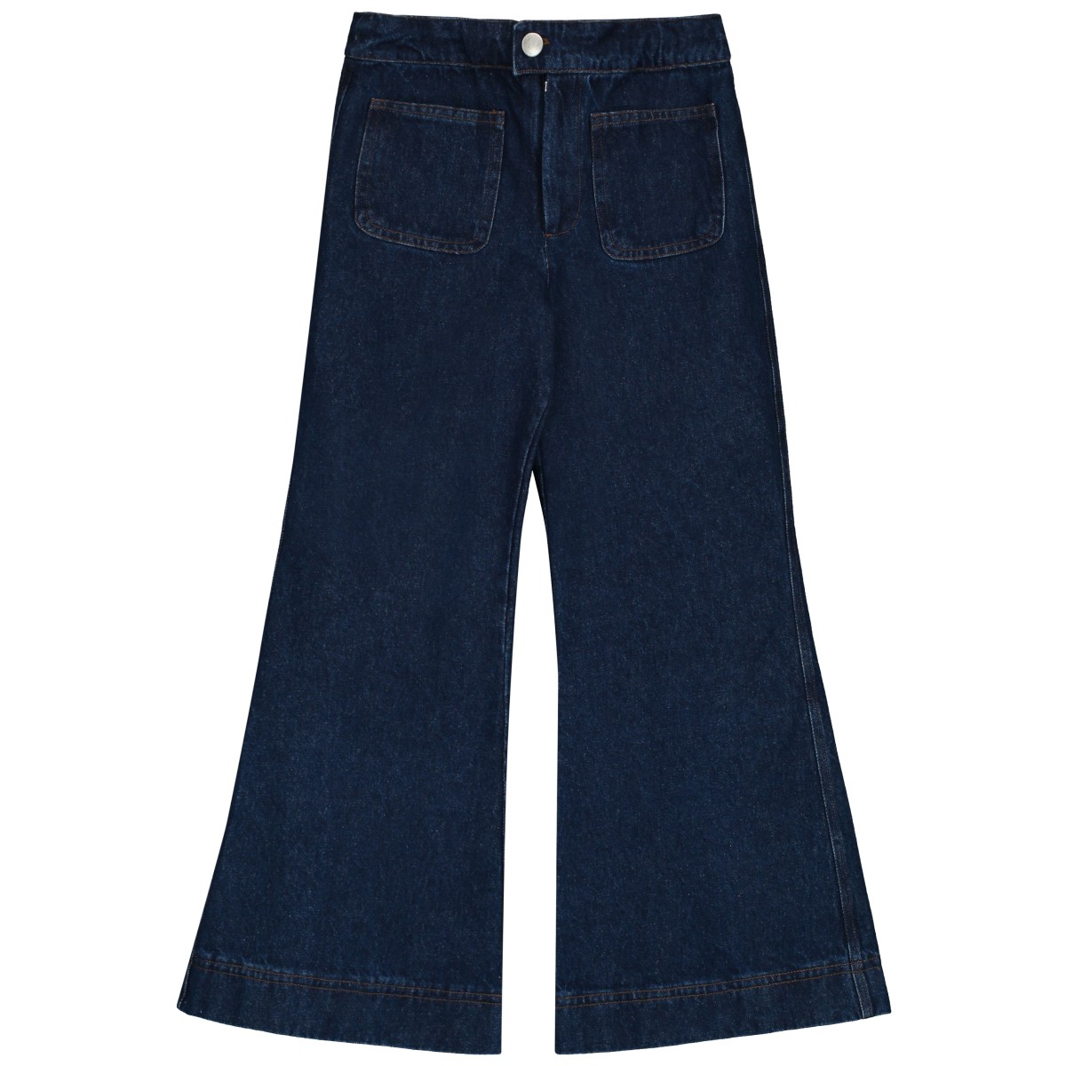 Denim Wide Leg Pant
