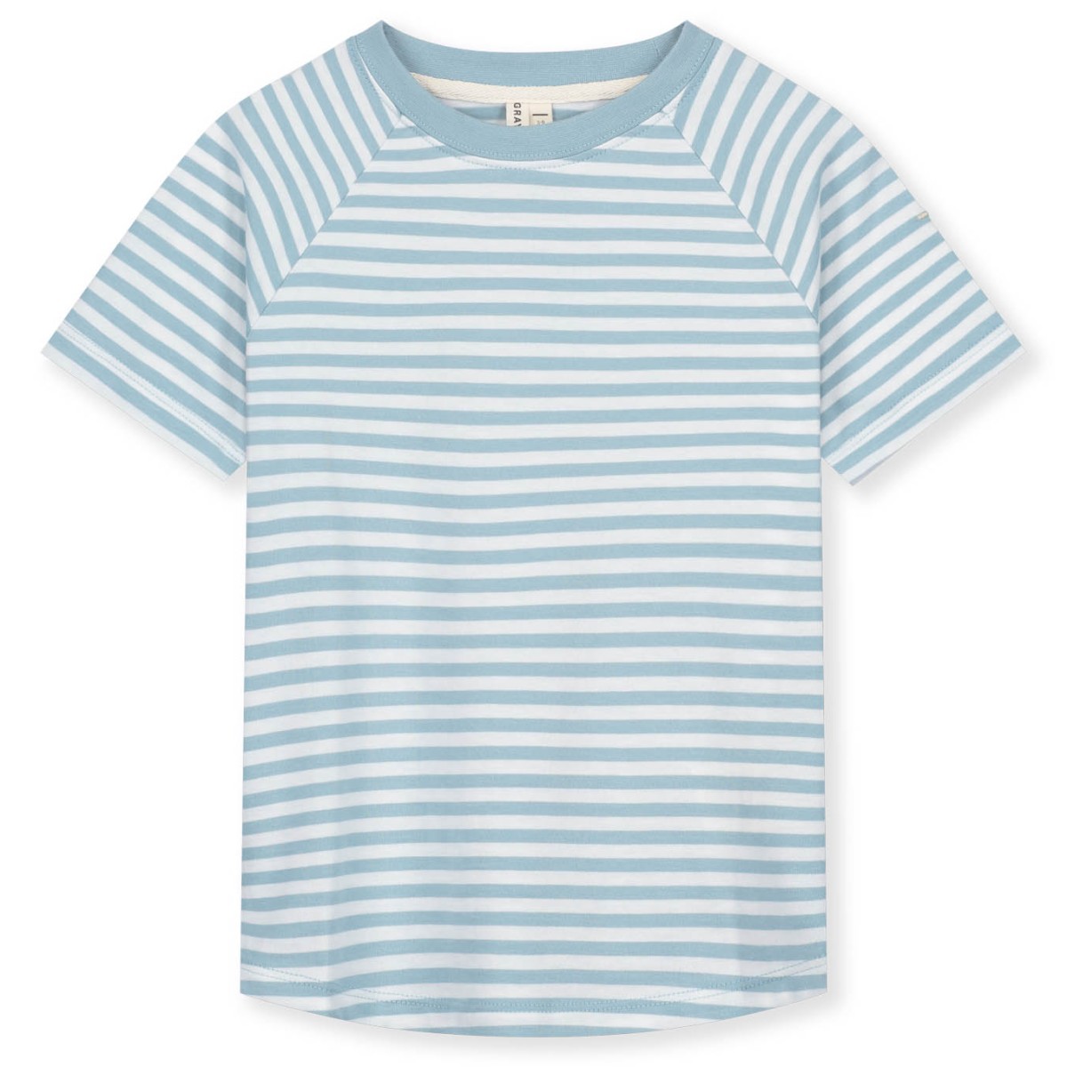 Crewneck Tee | Sky/Off White