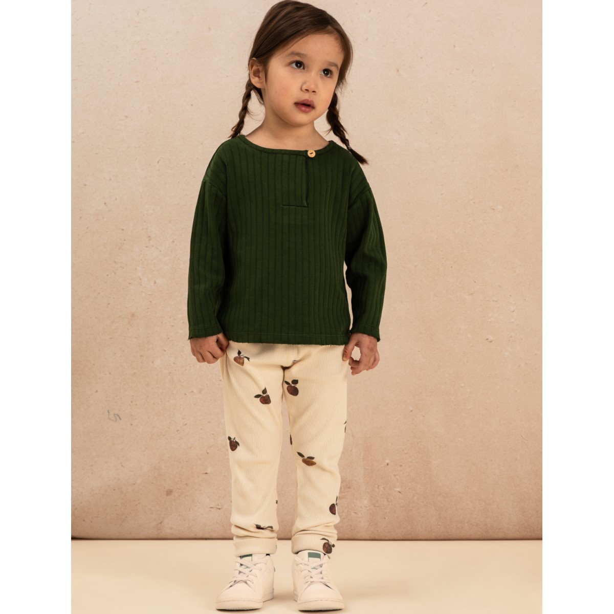 Rom Pom Leggings | Ecru Apples