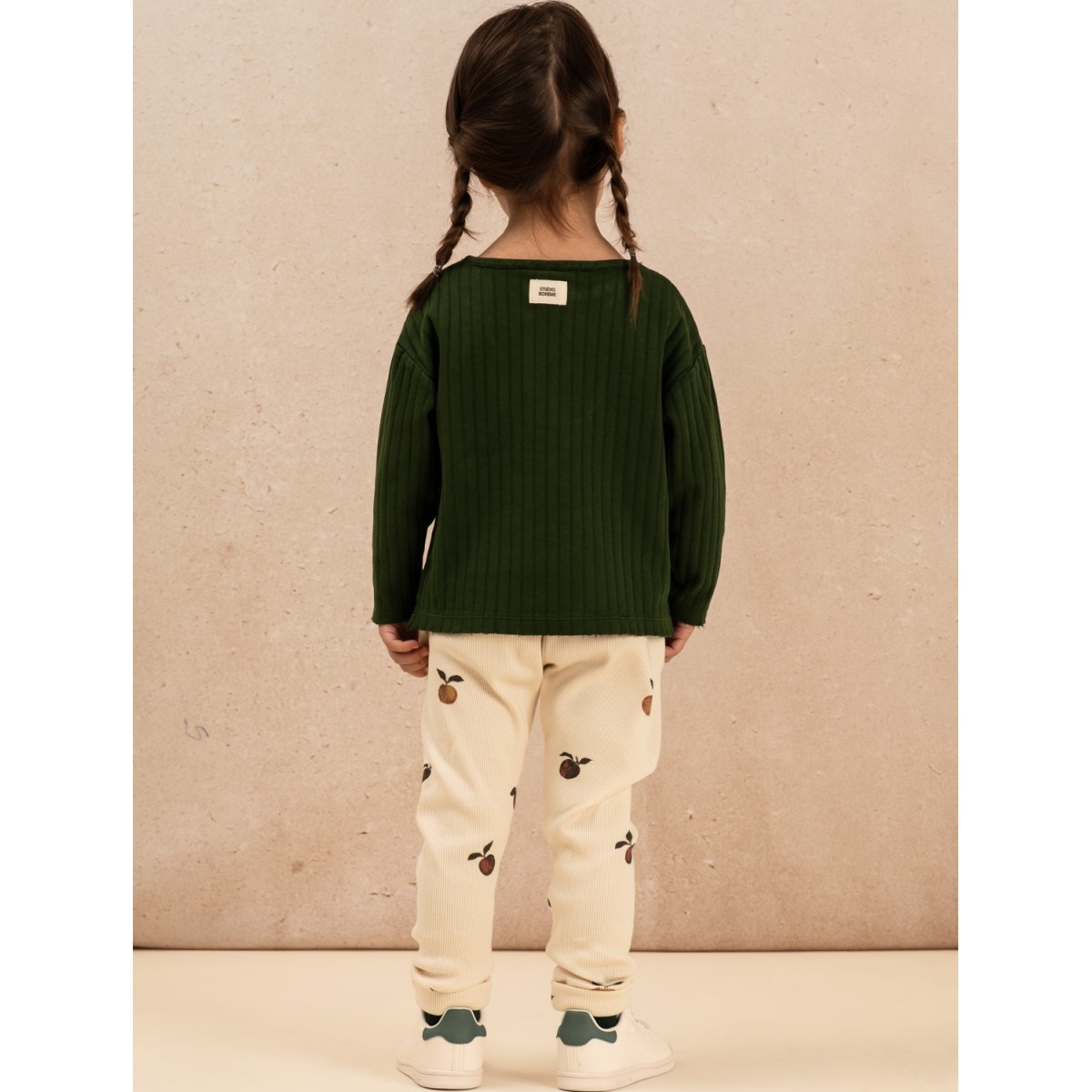 Rom Pom Leggings | Ecru Apples