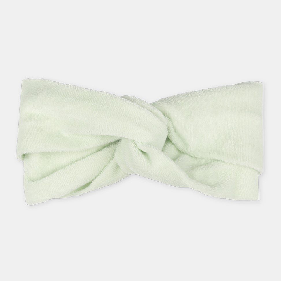 Kids Toweling Hairband | Green