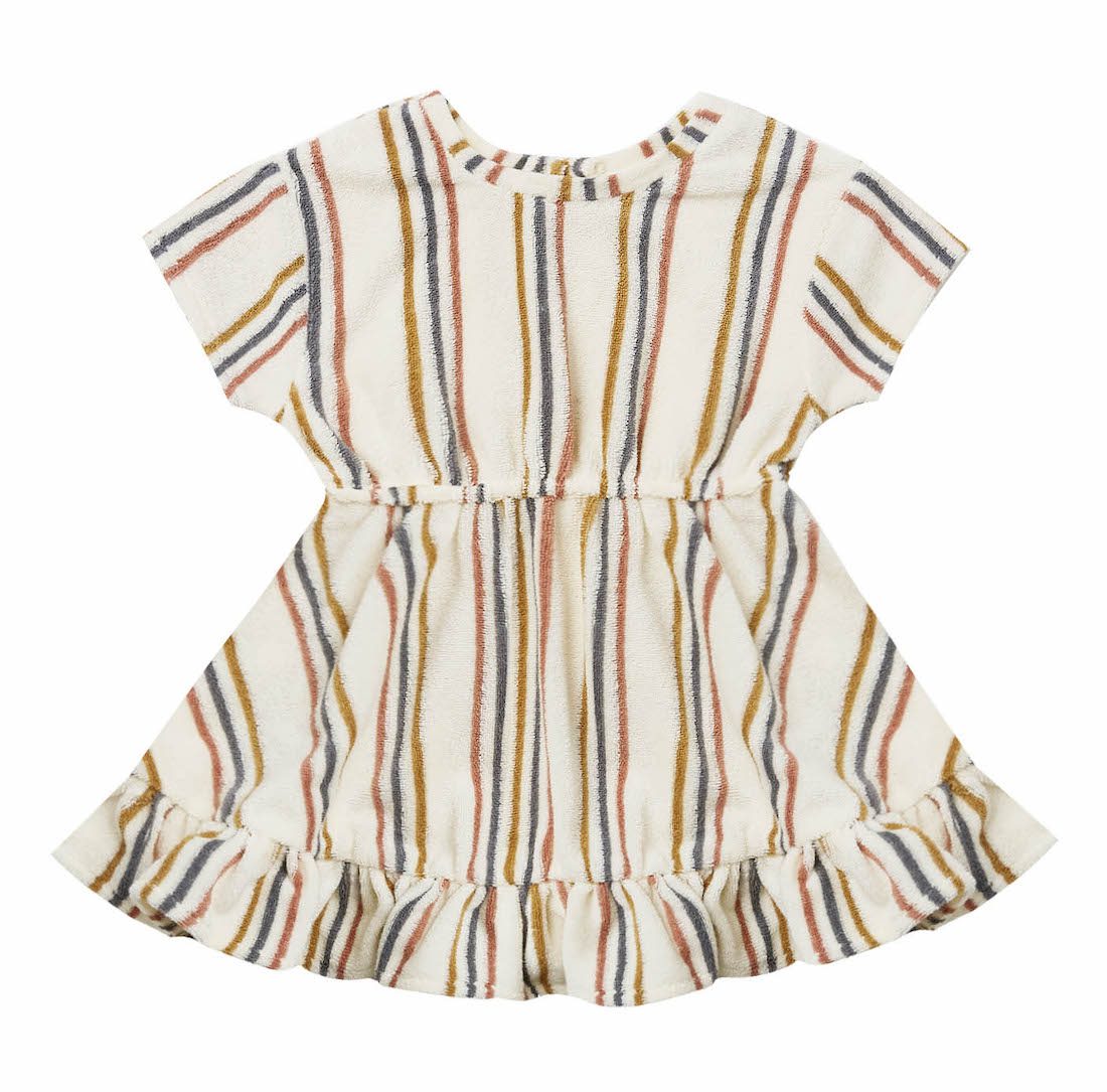 Terry Dress W/ Bloomers | Retro Stripe