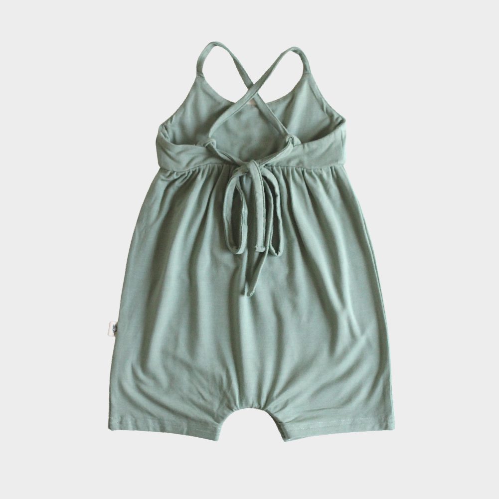 The Back Romper | Sage Green