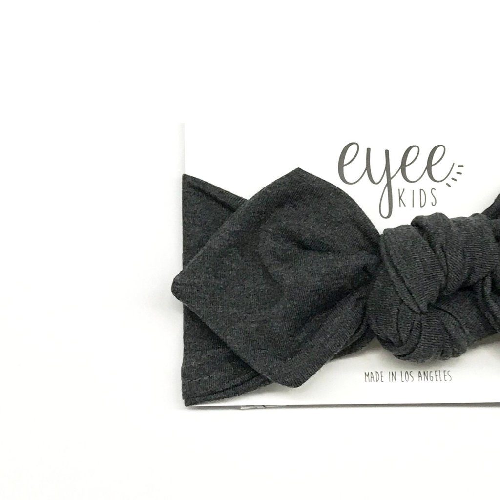 Top Knot Headband | Charcoal Grey