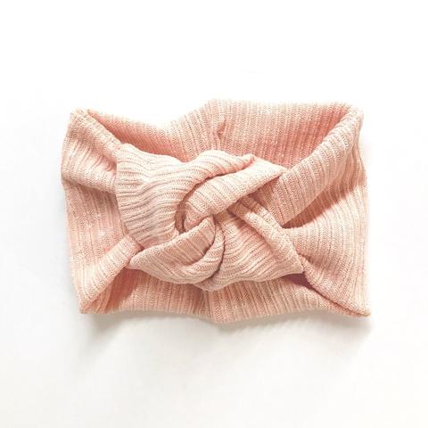 Twist Knot Turban | Marled Peach