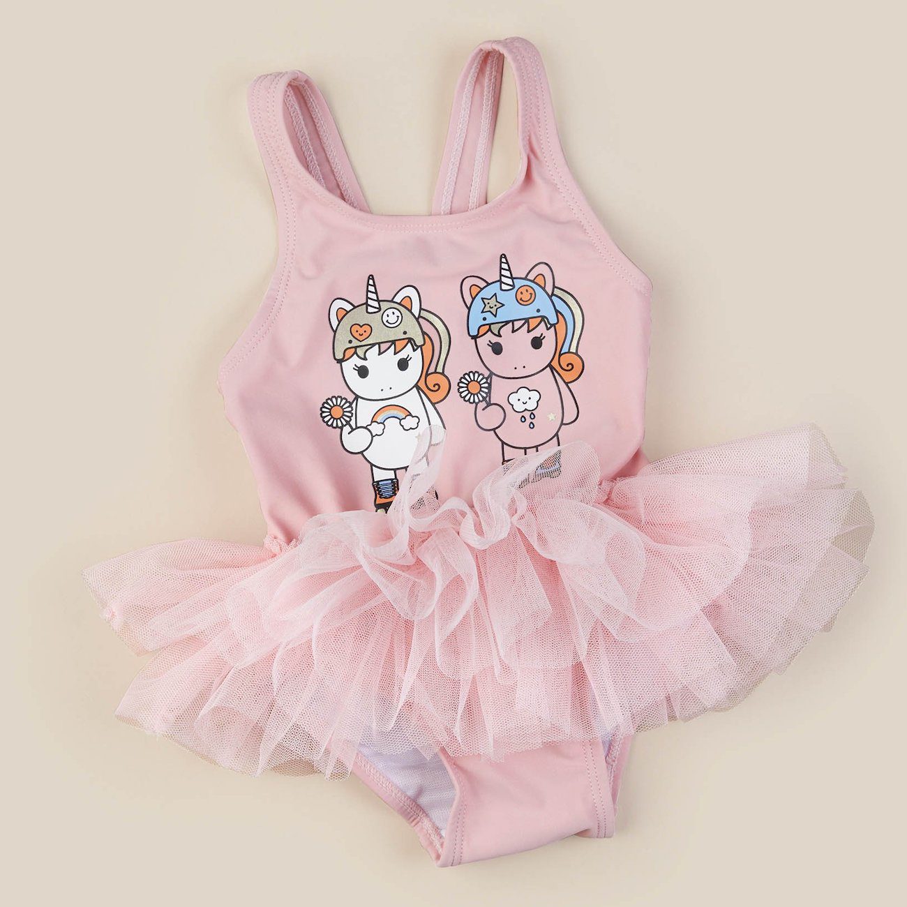 Unicorn Skater Twins Ballet Swimsuit