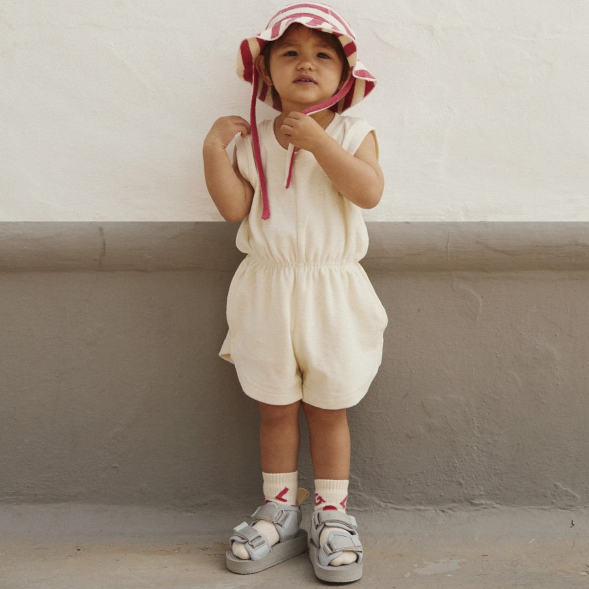 POP Terry Sleeveless Suit | Cream