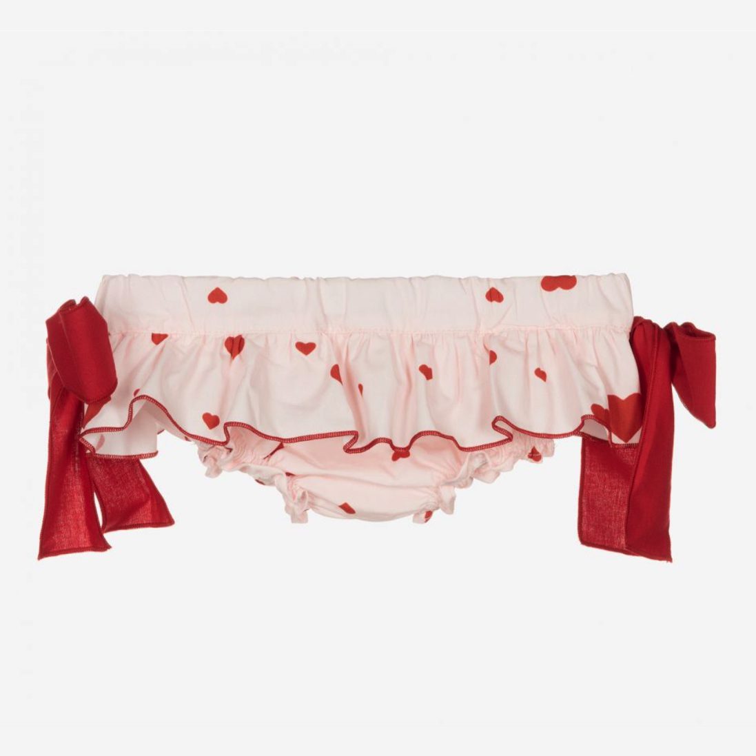 Pink W/ Red Hearts Bloomer