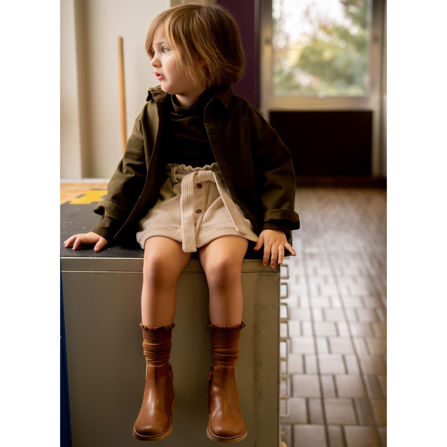 IDA Skirt Corduroy | Café Au Lait