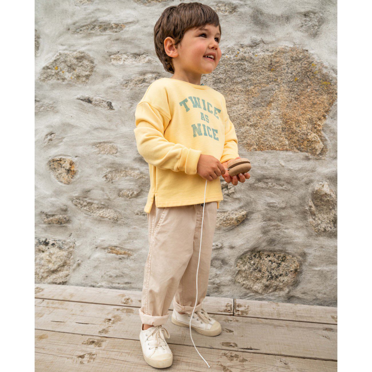 Sweatshirt Twice As Nice & Cigarrette Trousers