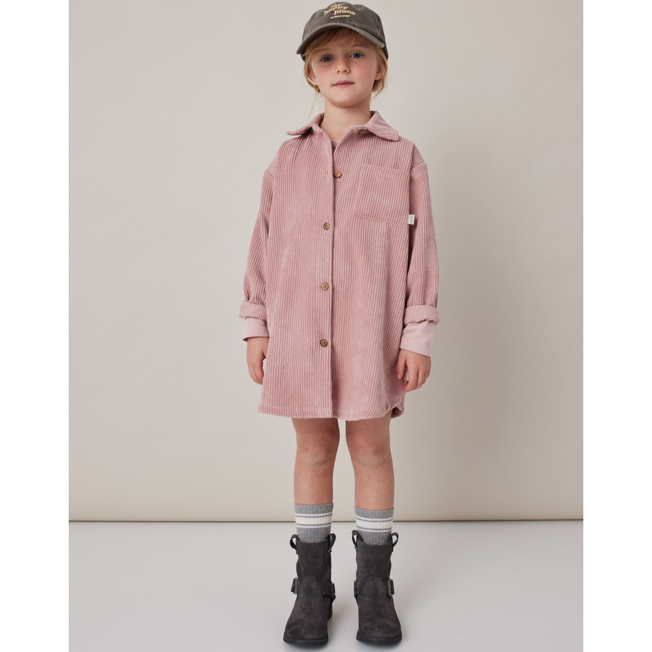 Corduroy Shirt Dress
