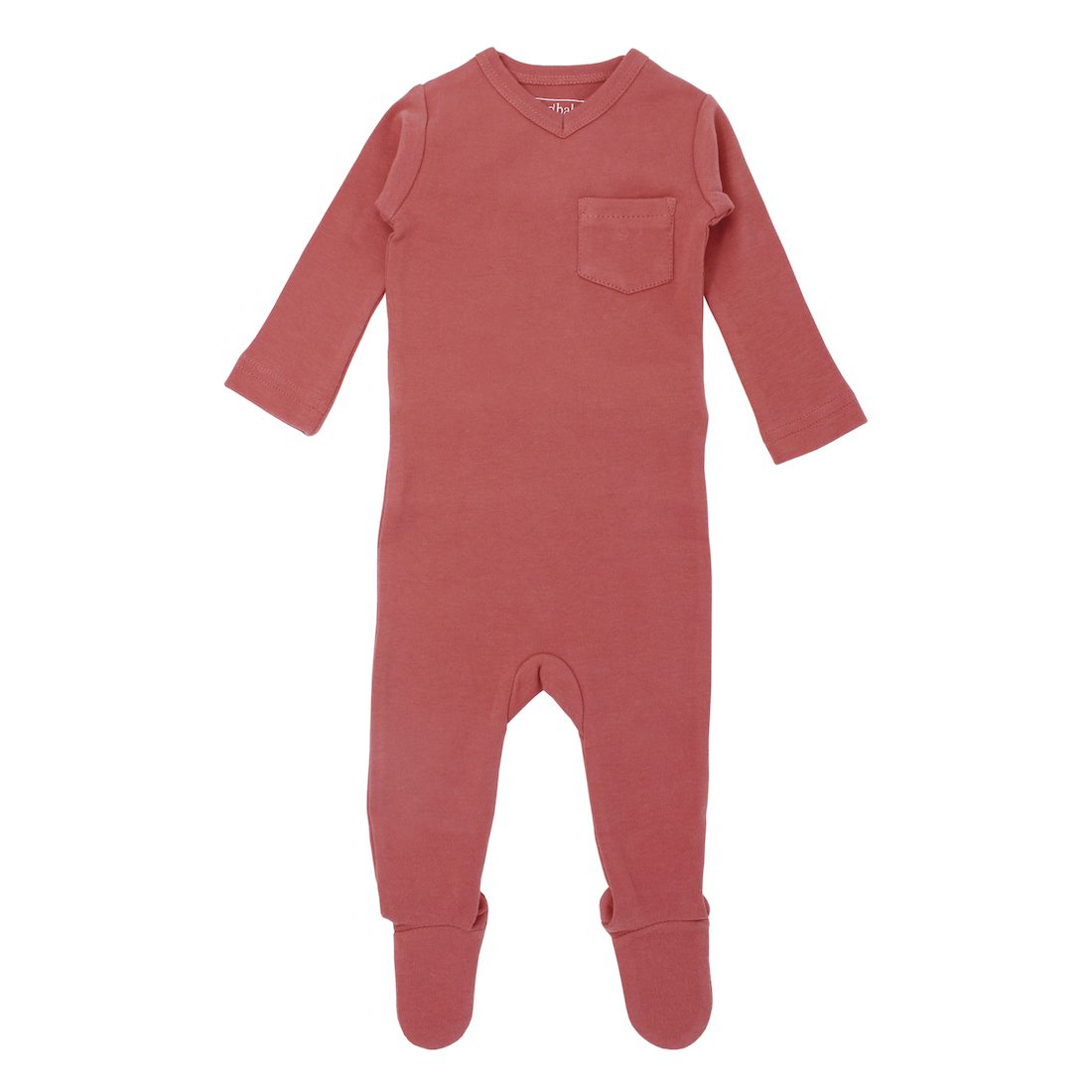 V-Neck Baby Footie | Sienna