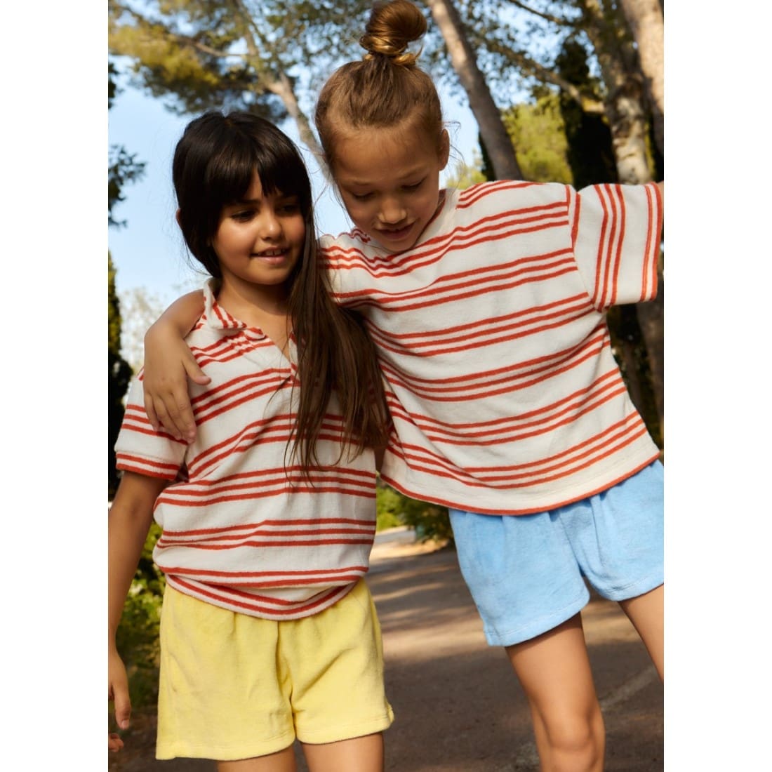 Jordan Terry Stripe T-Shirt | Red