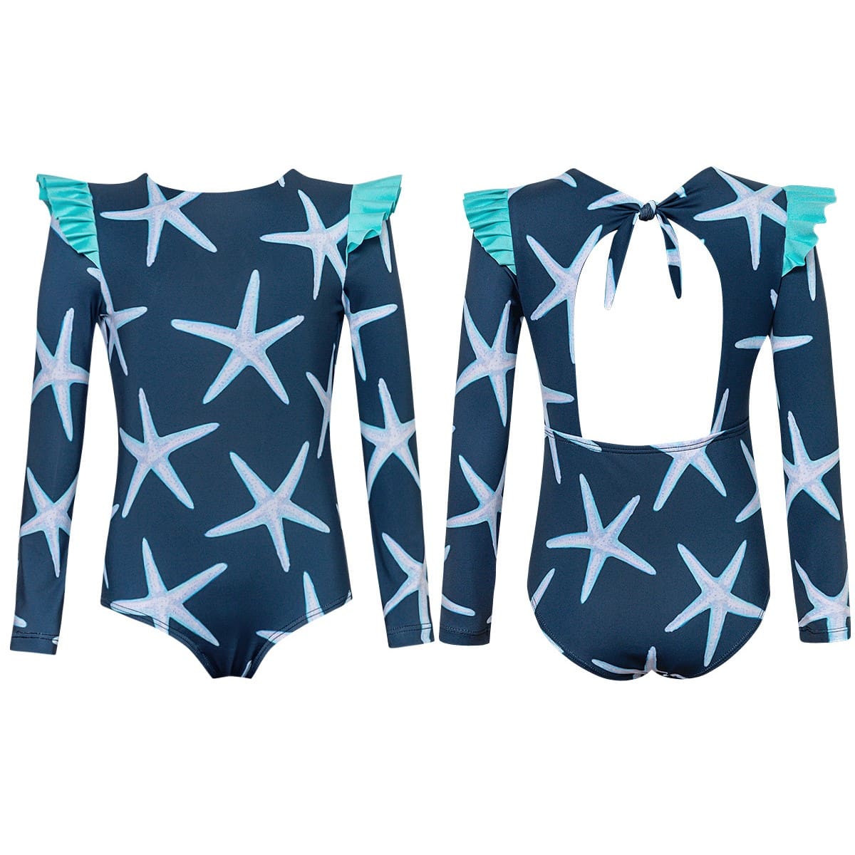 Deep Blue L/S One Piece