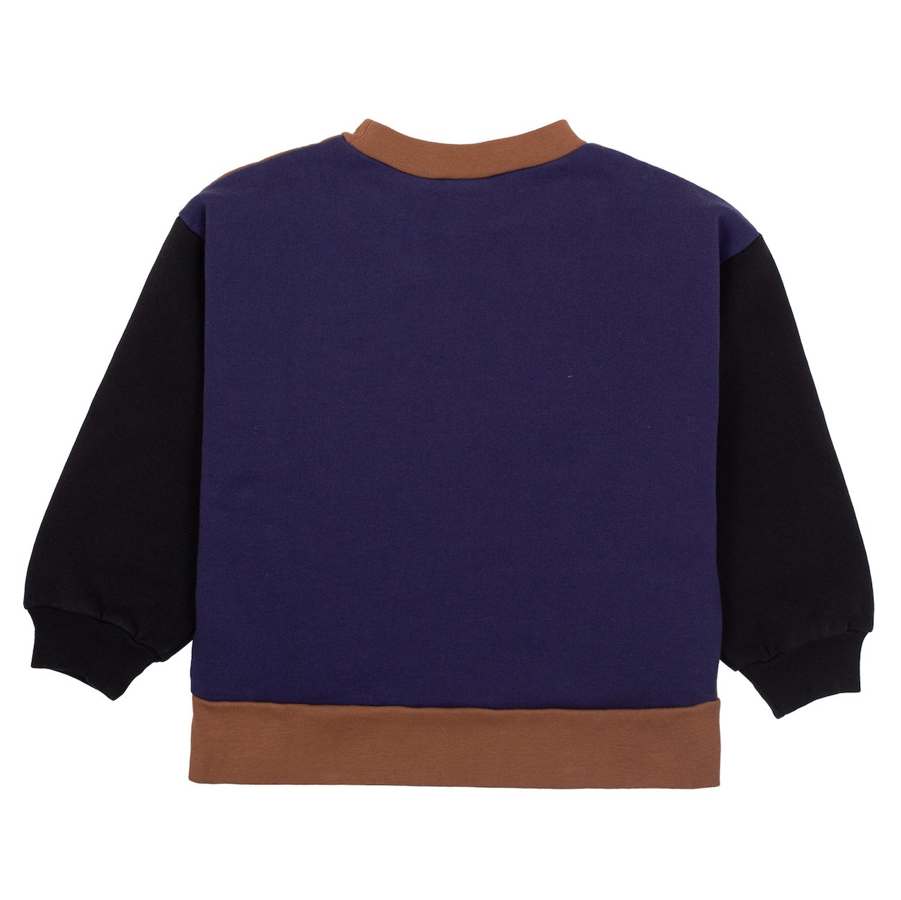 Panel Sweat | Brun, Black & Navy