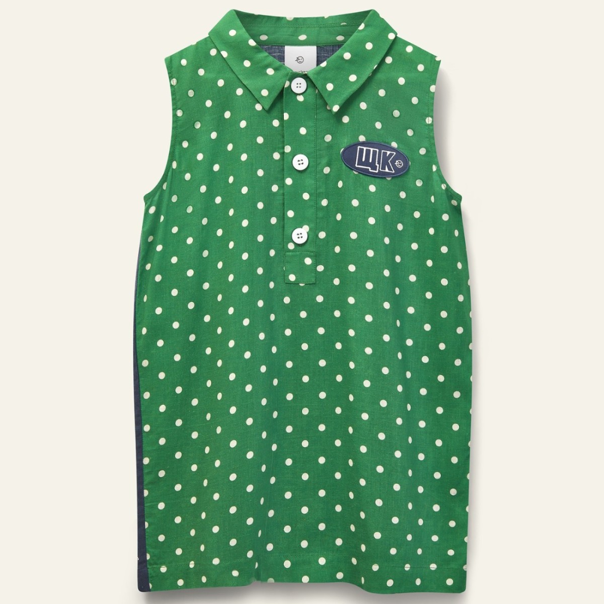 Polka Dress |  Fresh Green Polka Dot