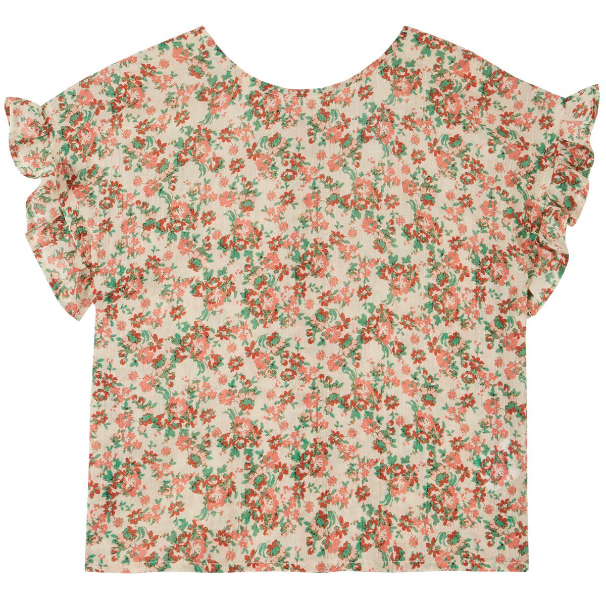 Blouse & Skirt | Rosae/Pois Vert