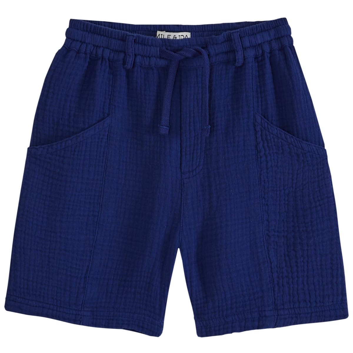 Short Cotton Gauze Midnight