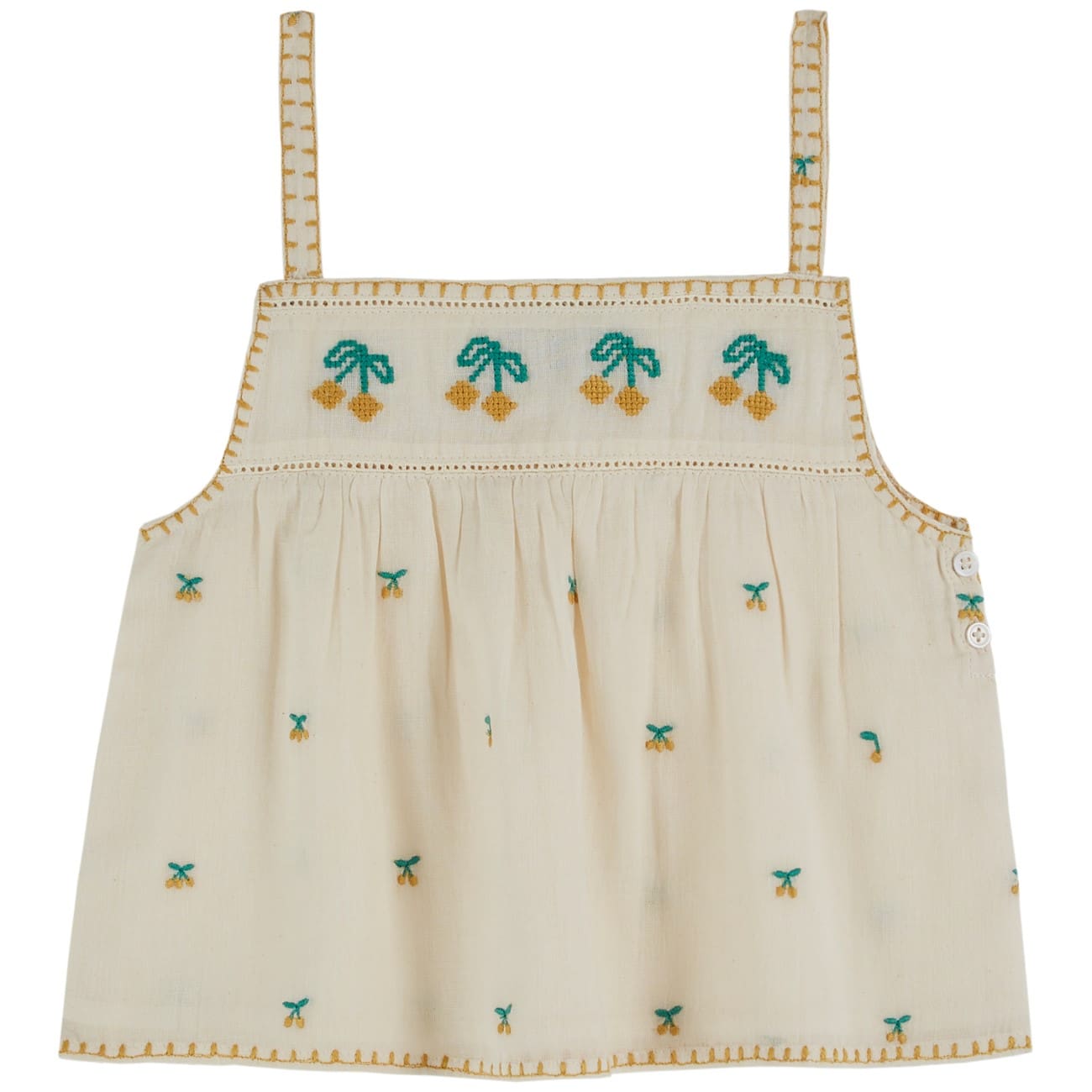 Cross Stitch Strapless Top