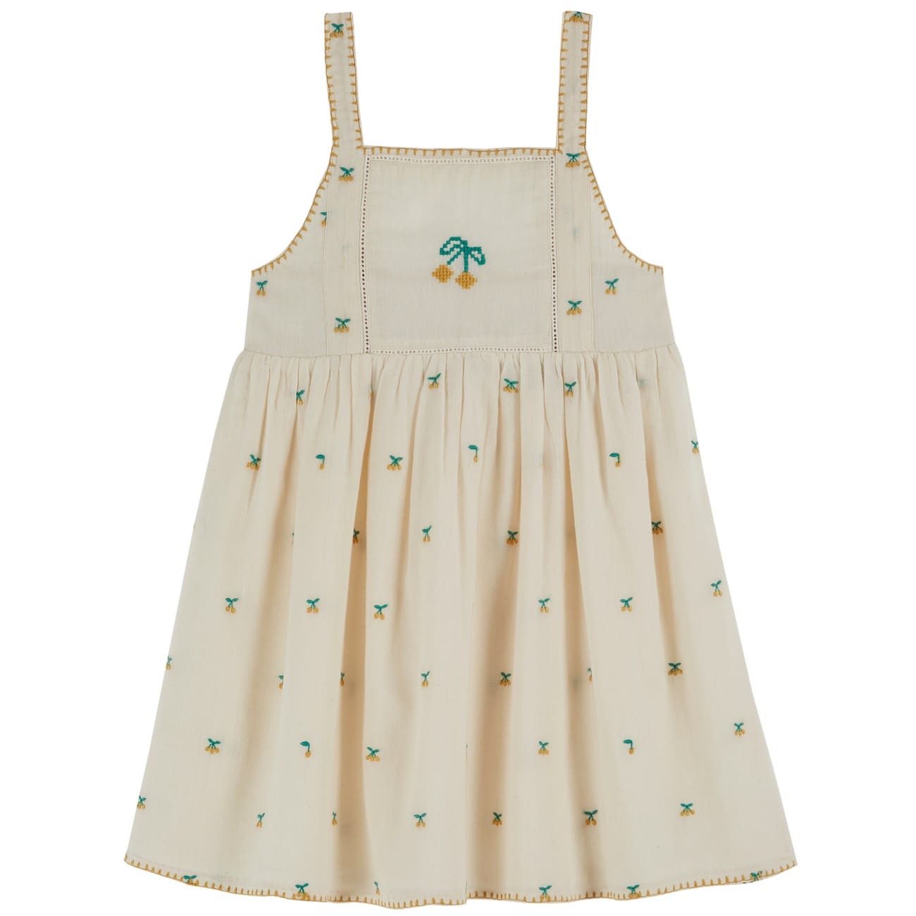 Embroidered All-Over Dress