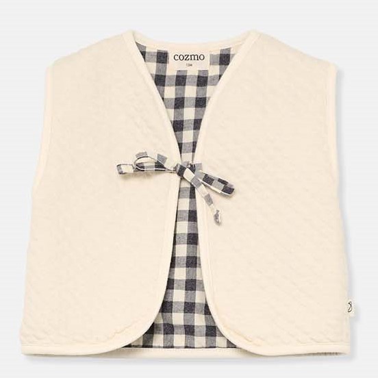 Zaida Quilted Vest | Ivory