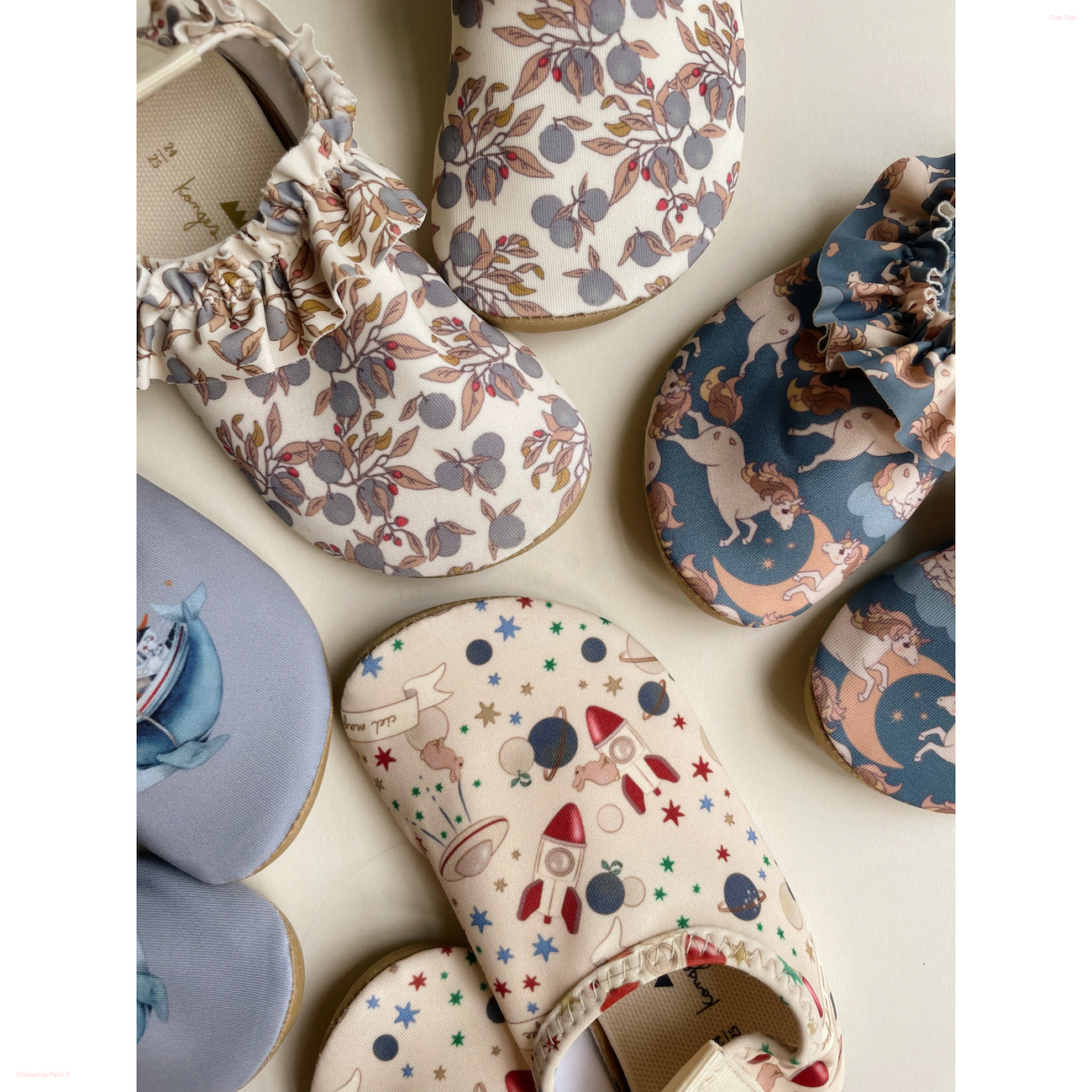 Manuca Frill Swim Shoes | Unicorn Blue