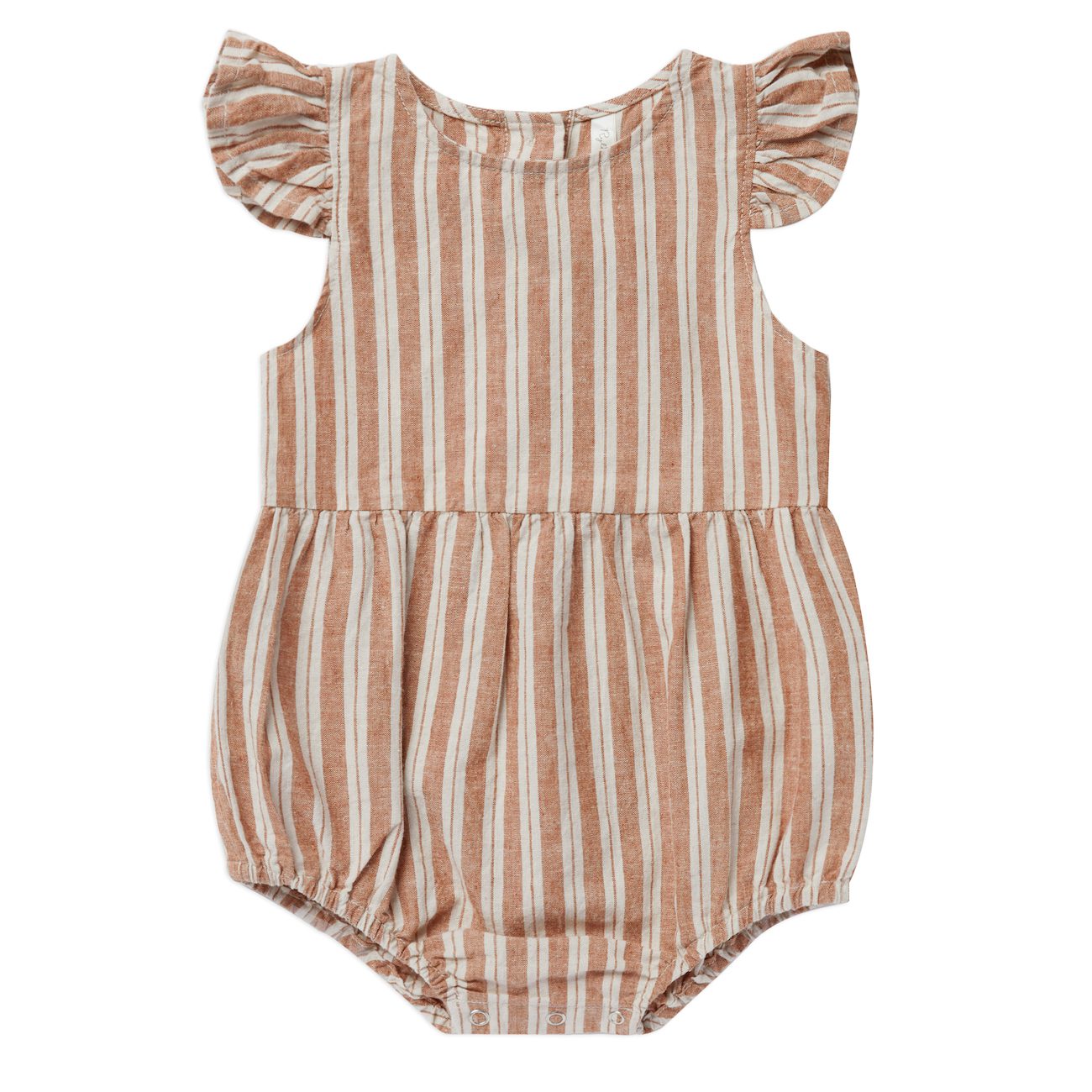 Amelia Romper | Stone Stripe