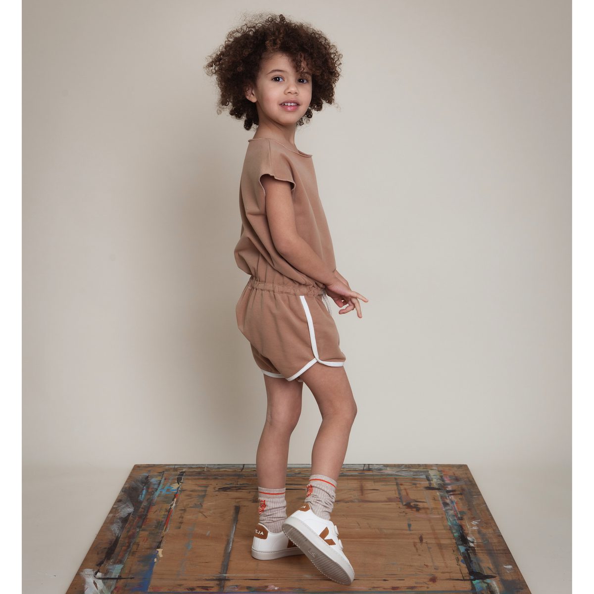 Joa Jumpsuit Terrycloth | Coral Blush