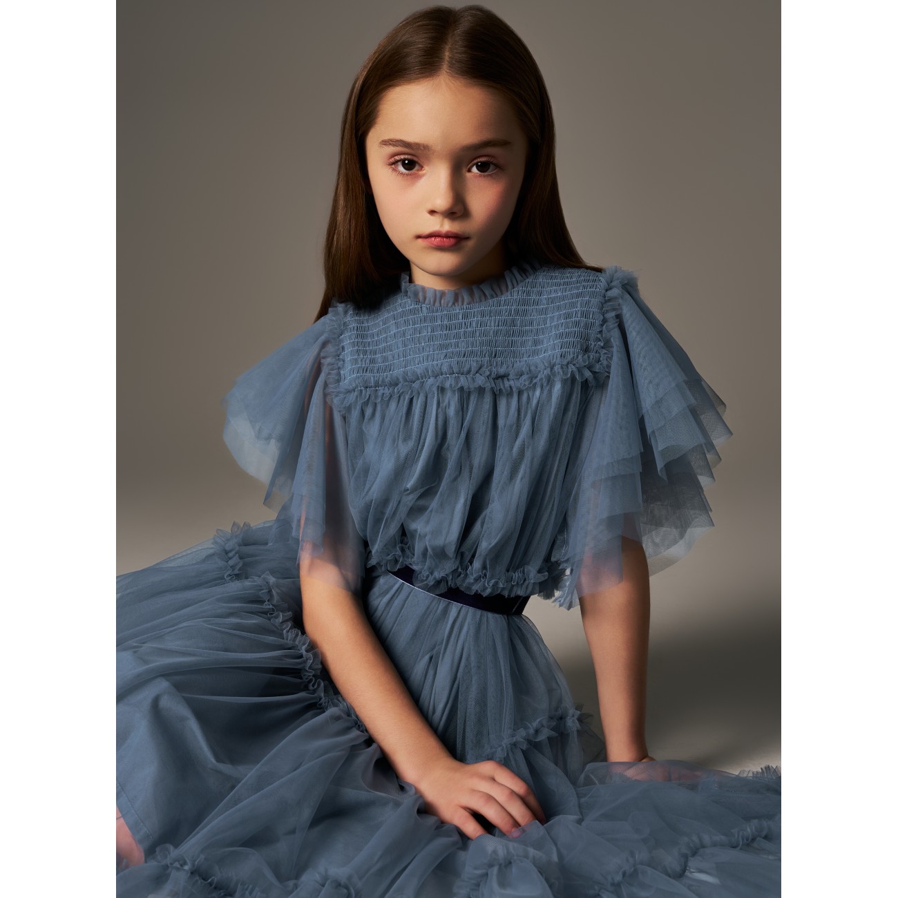 Carolina Dress Dusty Blue