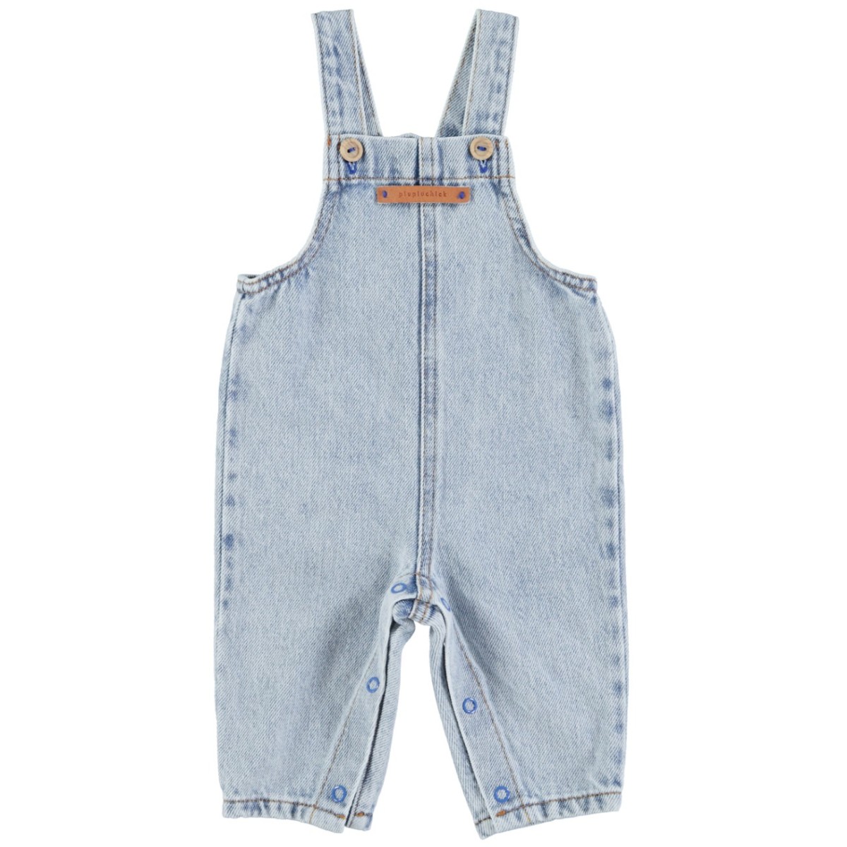 Baby Dungarees | Washed Blue Denim