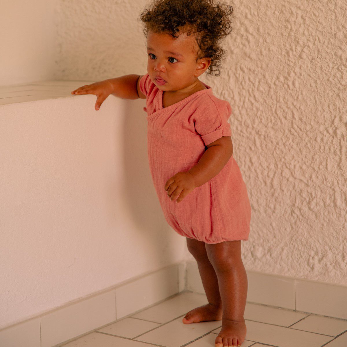 Nuage Romper | Blush Pink