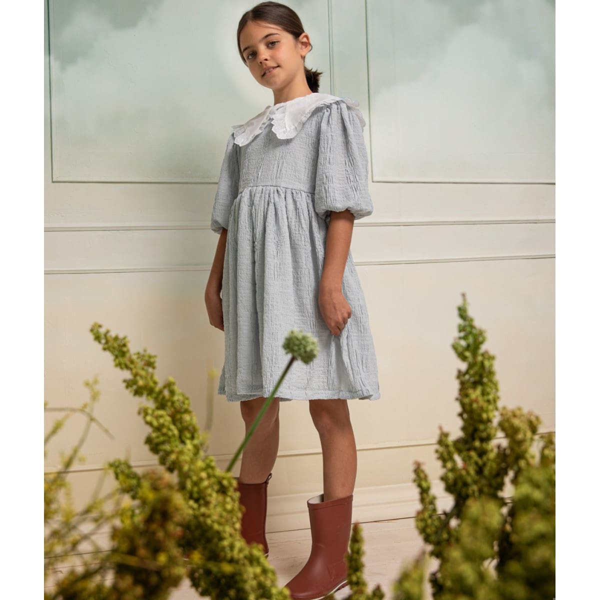 Belina Dress In Blaw Print