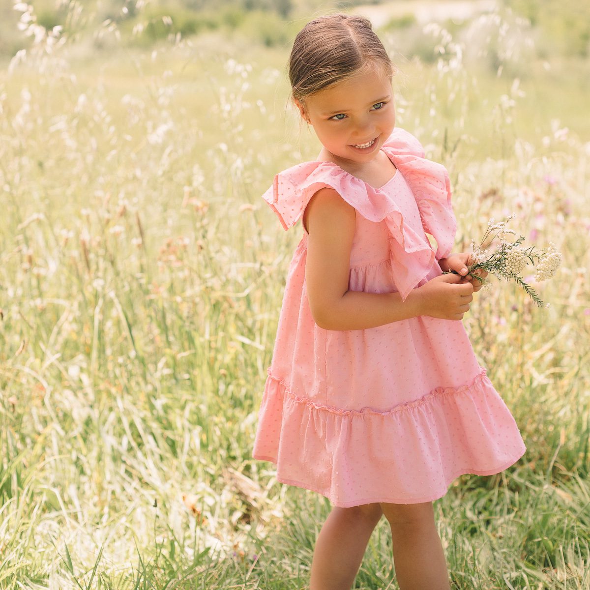 Orchid Woven Dress Bolboreta