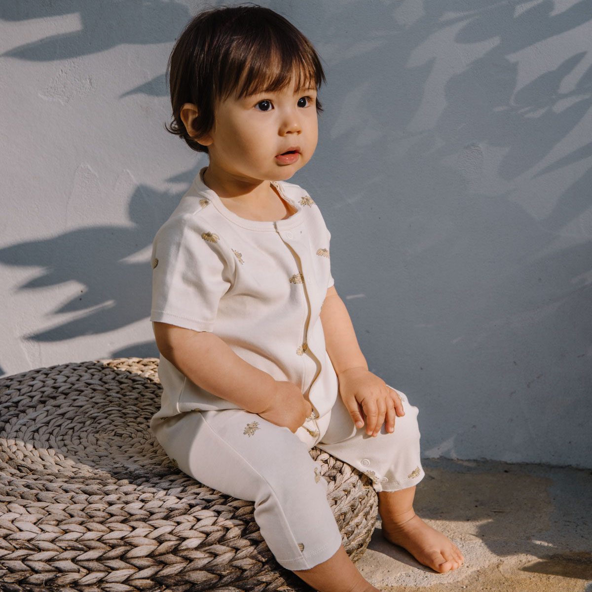 Leo Jumpsuit | Ecru Banana