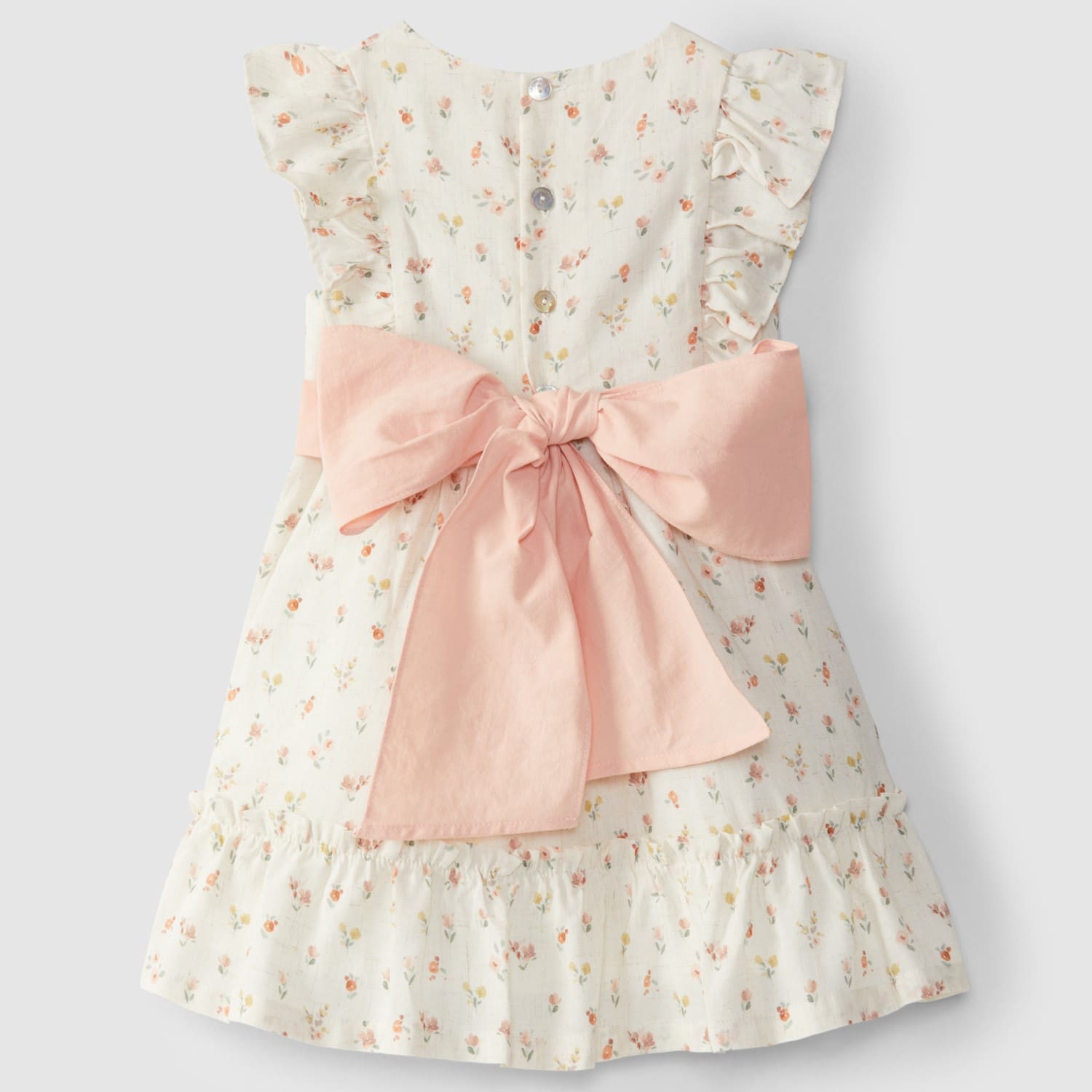 Floral Dress W/ Sash