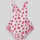 Strawberry Woven Romper Amorodos