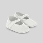 Esencial Woven Newborn Shoes | Cream
