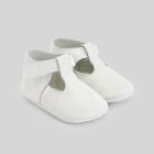 Alala Woven Newborn Shoes | Cream